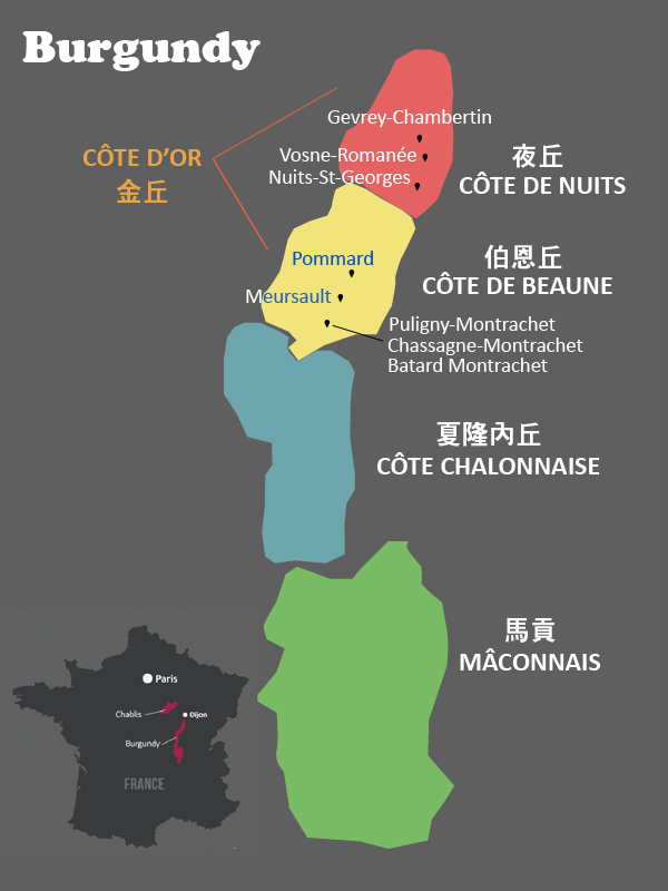 Map Burgundy